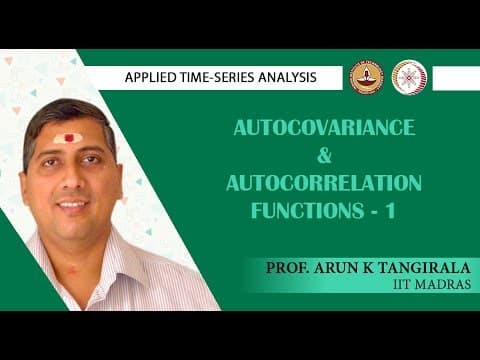 Understanding Autocovariance and Autocorrelation Functions in Time Series Modeling