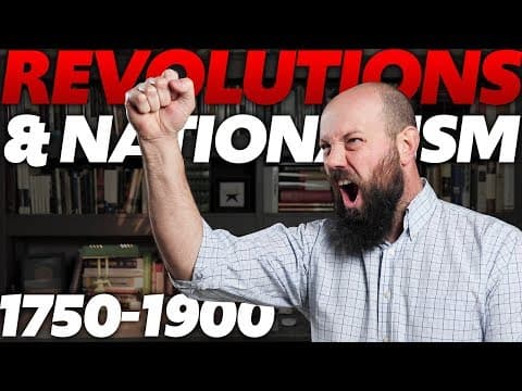 The Rise of Nationalism and Revolution from 1750 to 1900