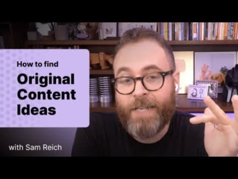 Unlocking Originality in Content Creation: Insights from Sam Reich