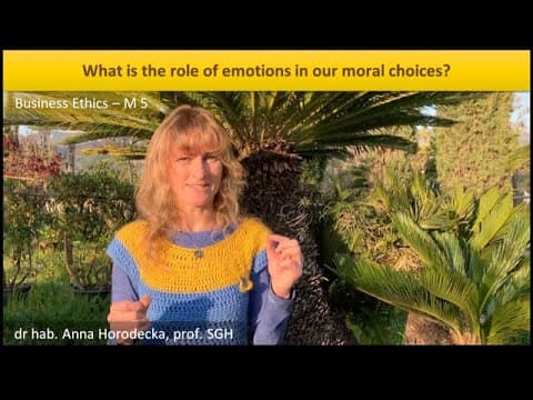 The Role of Emotions in Shaping Our Moral Choices