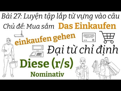 Mastering German Grammar: Shopping Vocabulary and Sentence Structure